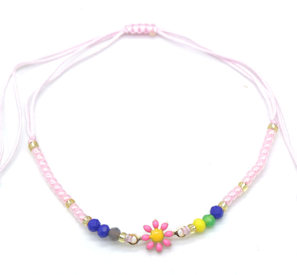C-E5.1 B830-011-8 Bracelet Flower Pink