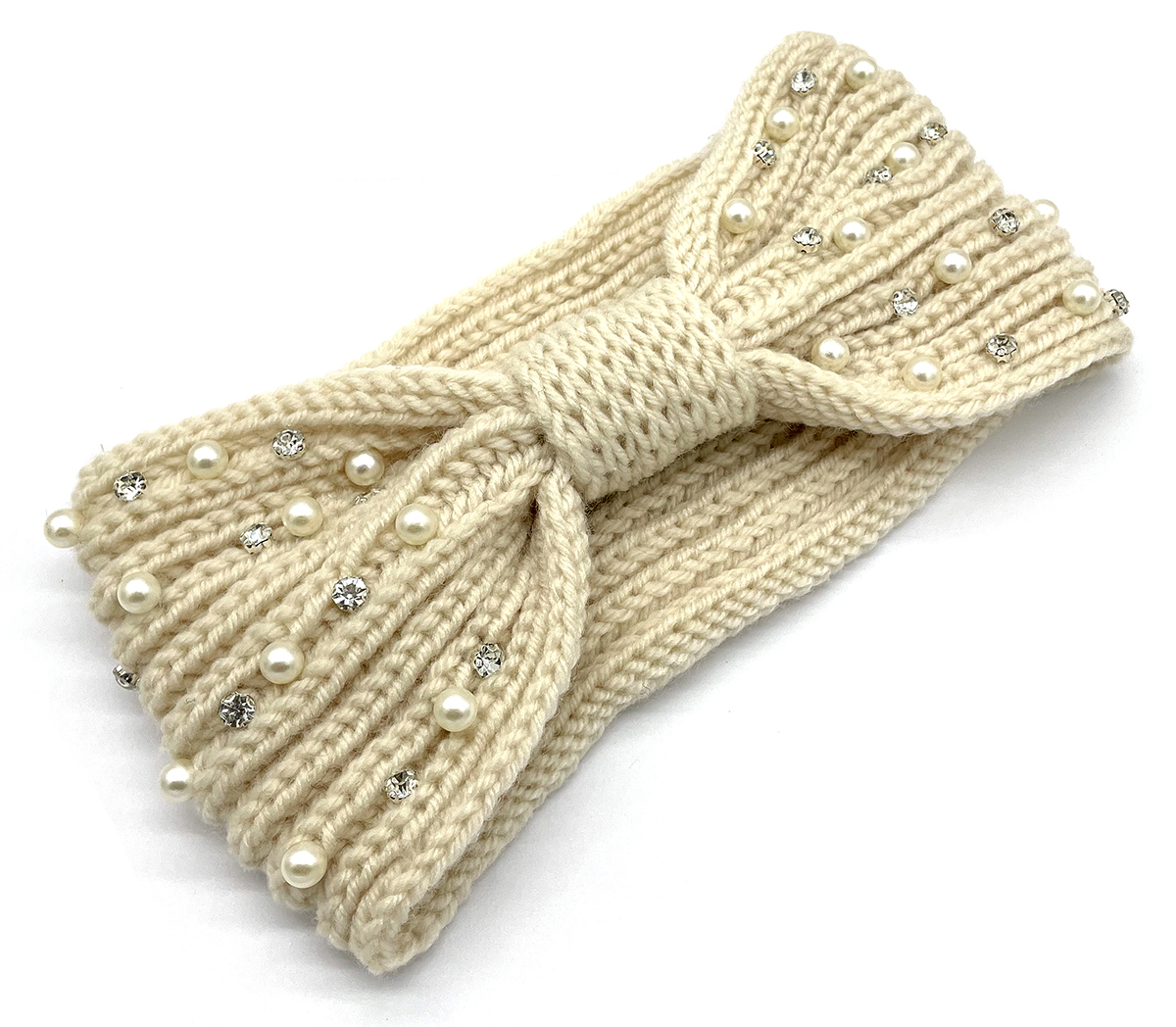 J-C3.1 H401-077 Headband Pearls Beige