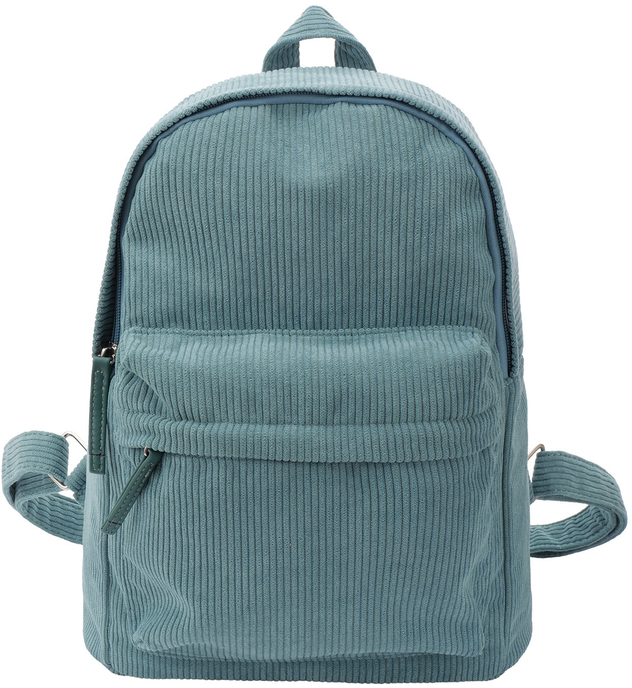 T-E6.2  BAG1117-008-6 Rib Fabric Backpack 32x29x14cm Blue