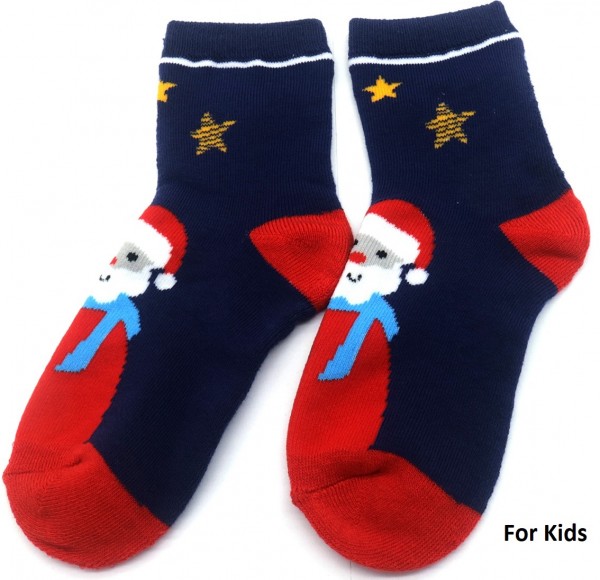 S-I4.1  SOCK2359-001-1 No.2 Chirstmas Size 33-38 For Kids