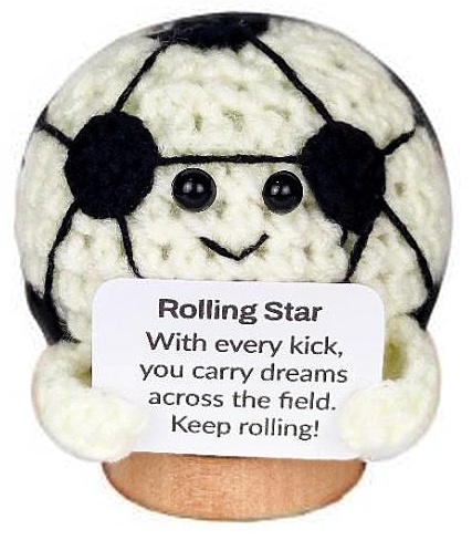 Q-I2.1 T2405-436 Knitted Positive Football 6cm