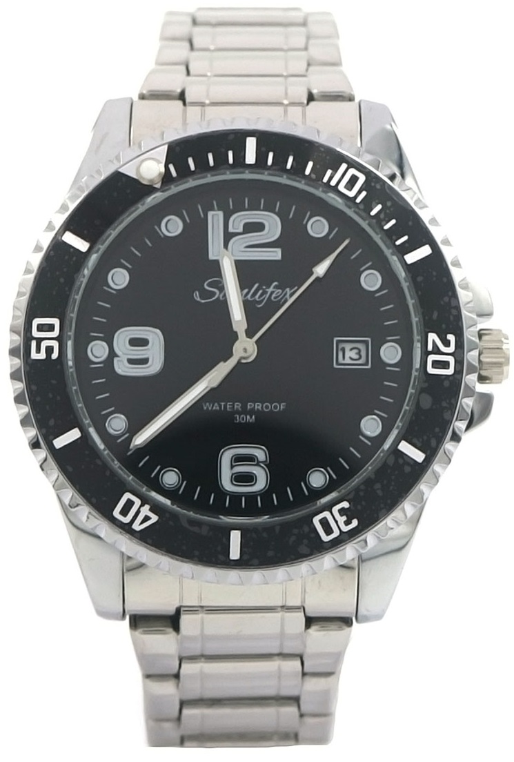 A-D19.3 W632-001A Quartz Watch with Date 40mm - Black