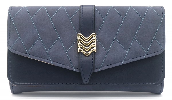 X-O2.2 WA529-150C PU Wallet 20x11x4cm Blue