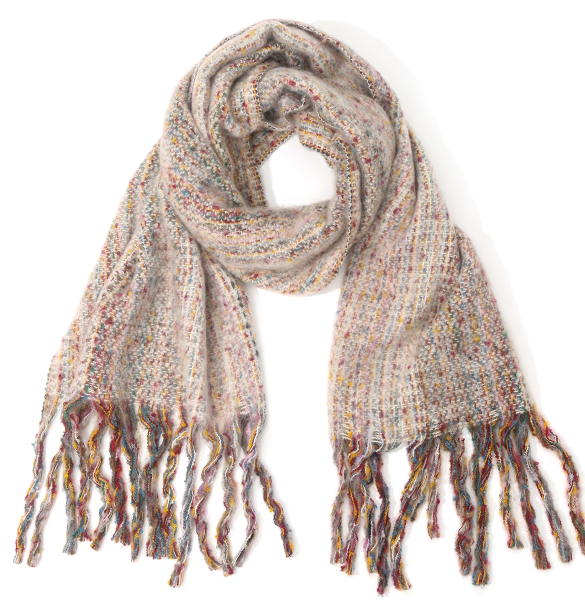 K-E7.1 SCARF705-054 No. 5 Scarf 180x60cm Beige