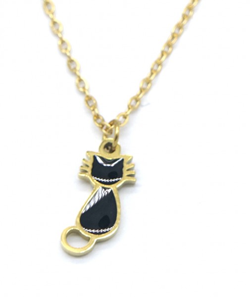 H-D18.2 N221-305G S. Steel Kids Necklace 15mm Cat 35-41cm