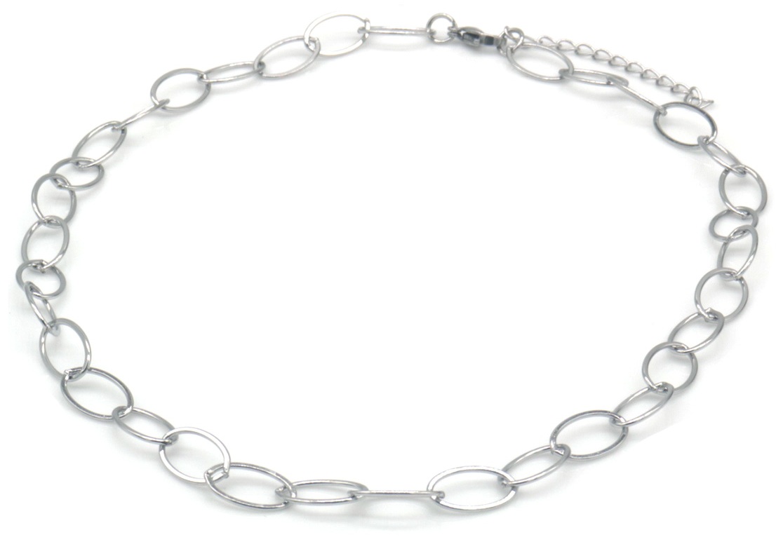 E-C21.2 B1033-002S S. Steel Necklace Chain 40-45cm