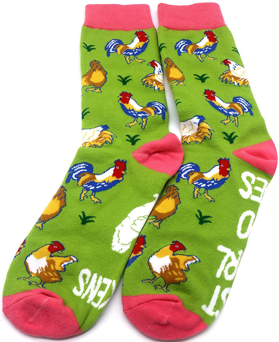 S-G8.4 SOCKS2424-003 Pair of Socks Size 38-45 Chicken