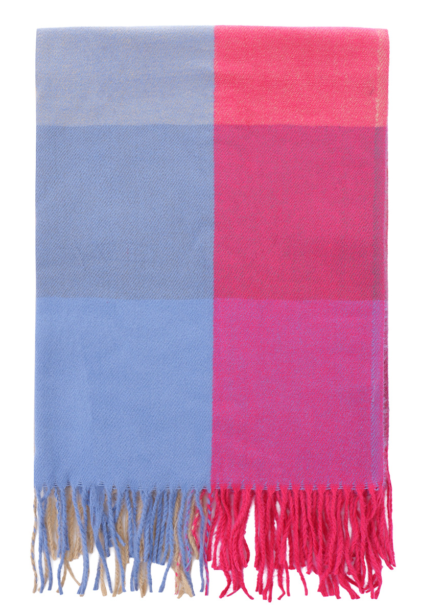 Q-B7.1 SCARF405-736-4 Soft Scarf Checkered 180x70cm