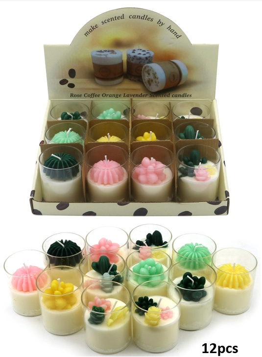 R-D2.2 CA958-001 Scented Candles 7cm Plants - 12pcs in Display