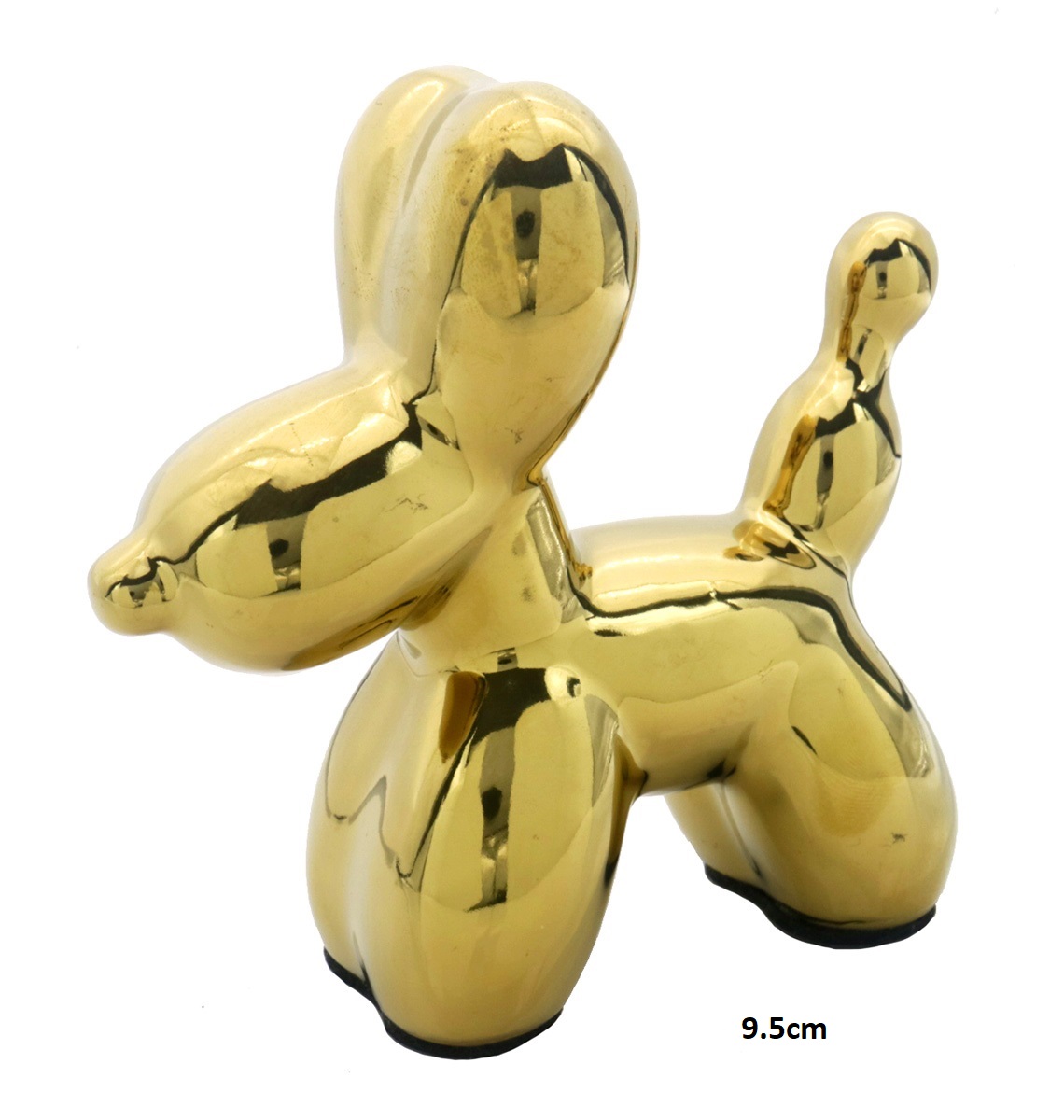 R-J4.1 C952-001G Ceramic Dog Gold 9.5cm