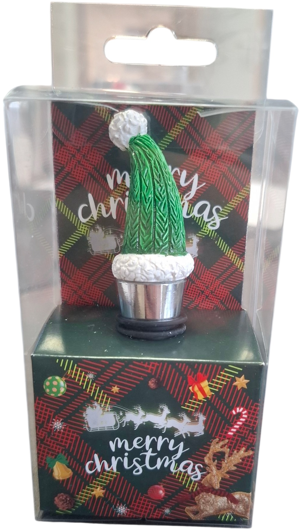 X-L10.1 6794-1 Wine Stopper Christmas in Gift Box