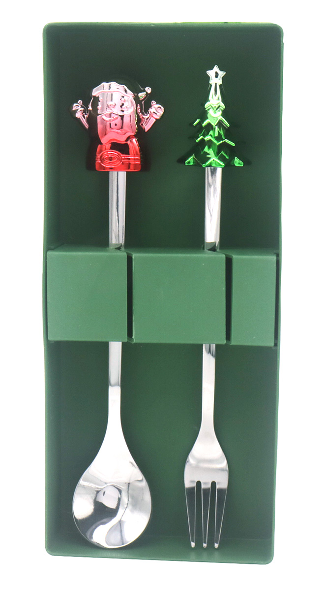 L-C7.2 DC1052-002 Gift Set Cutlery 2pcs - Christmas