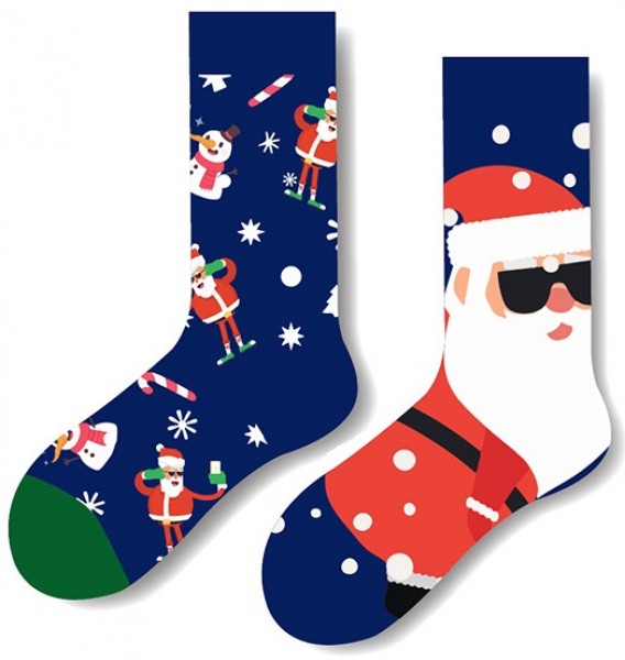 S-B4.4 SOCK2316-704 No. 5 Pair of Socks - 36-43 - Christmas