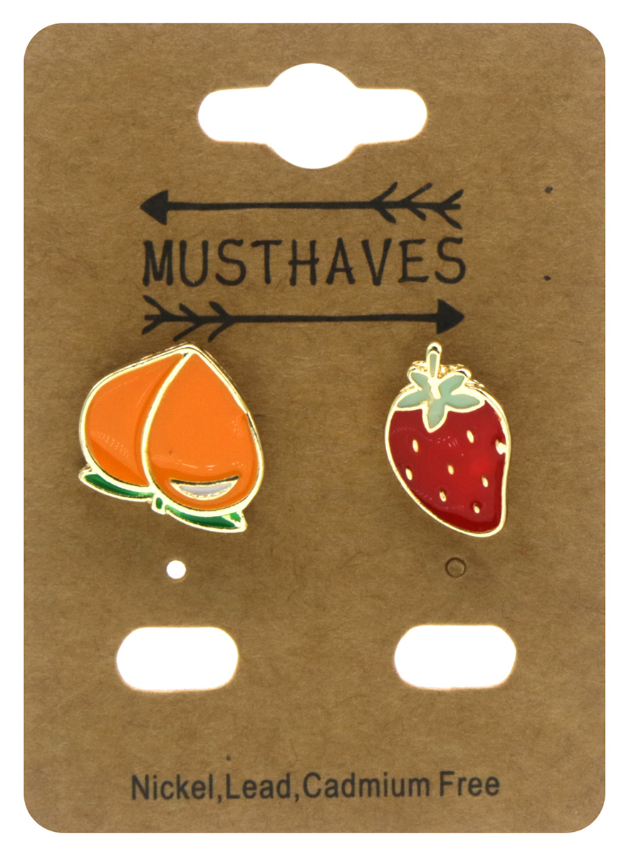 C-B6.5  PIN2557-045-1 Set of Pins Peach - Strawberry