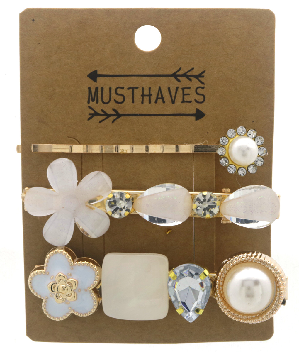S-B8.5 H919-003-2 Hair Clip Set 3pcs