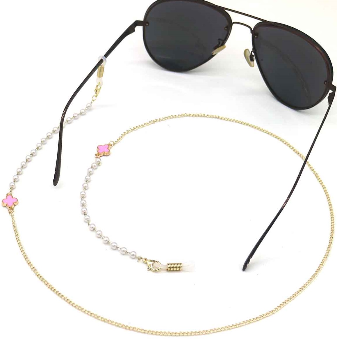A-D8.2 GL004-054-3 Sunglass Chain Pink