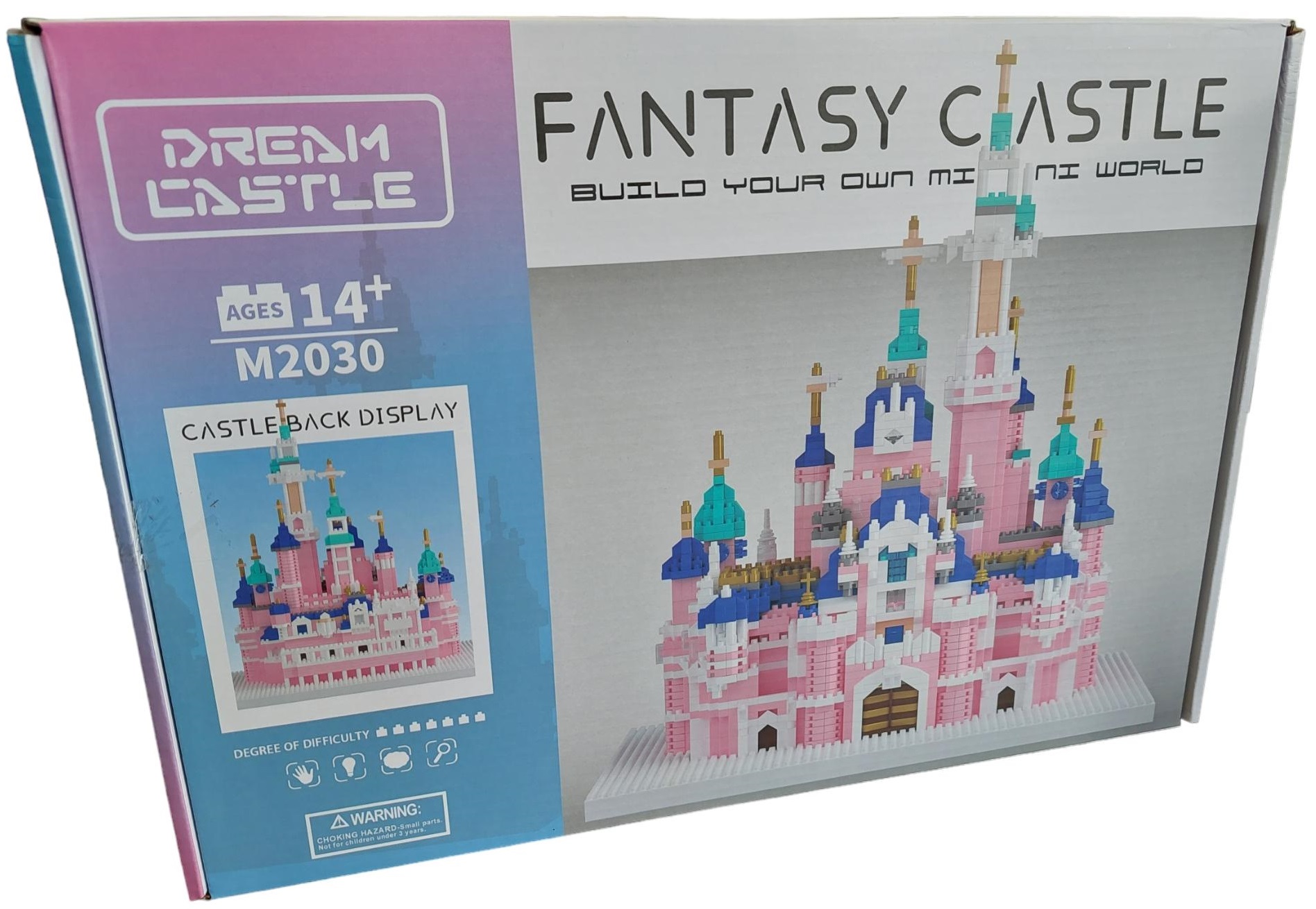 Y-A4.3 M2030 Mini Building Blocks Puzzle Fantasy Castle 24x24x29cm XL