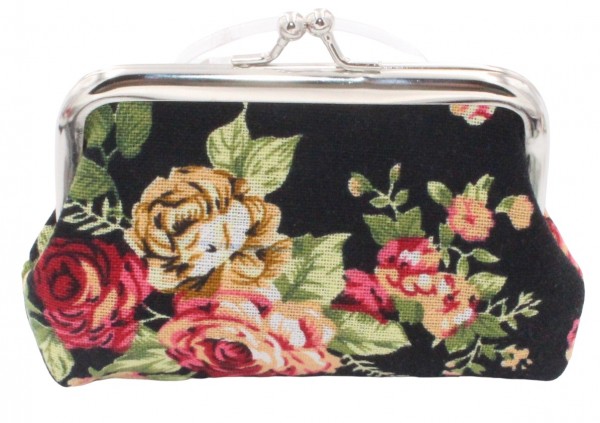 S-C4.4 WA100-004 Wallet Flowers 11x9cm