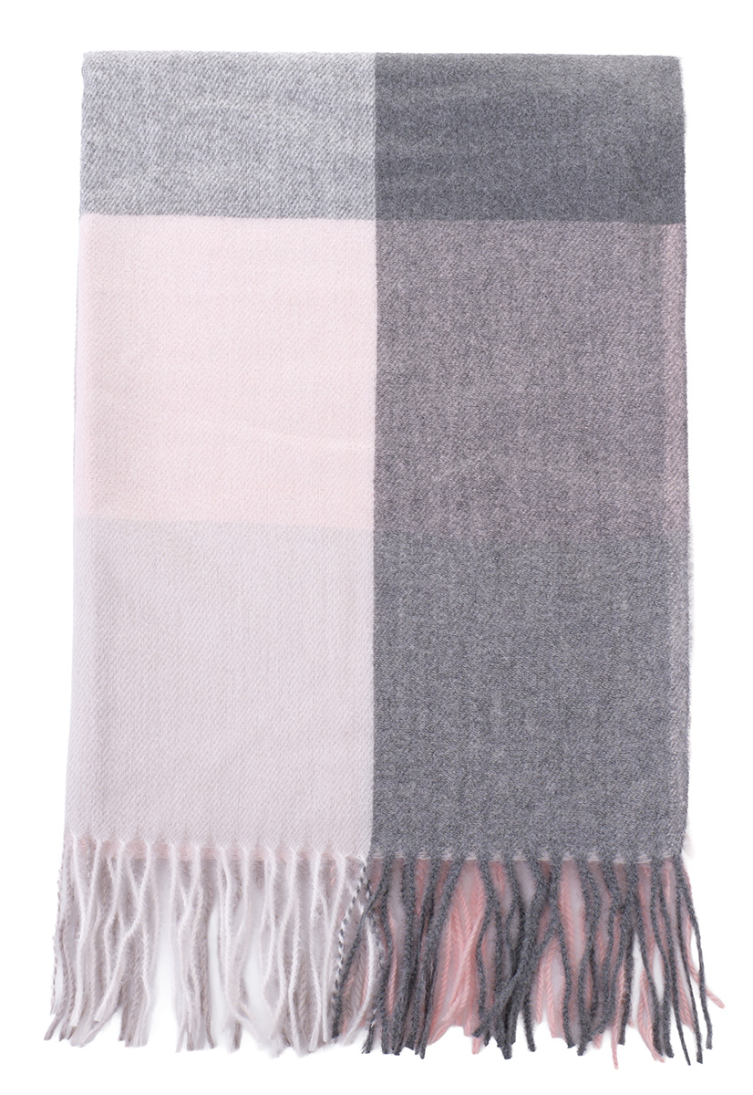 R-G6.1 SCARF405-736-2 Soft Scarf Checkered 180x70cm